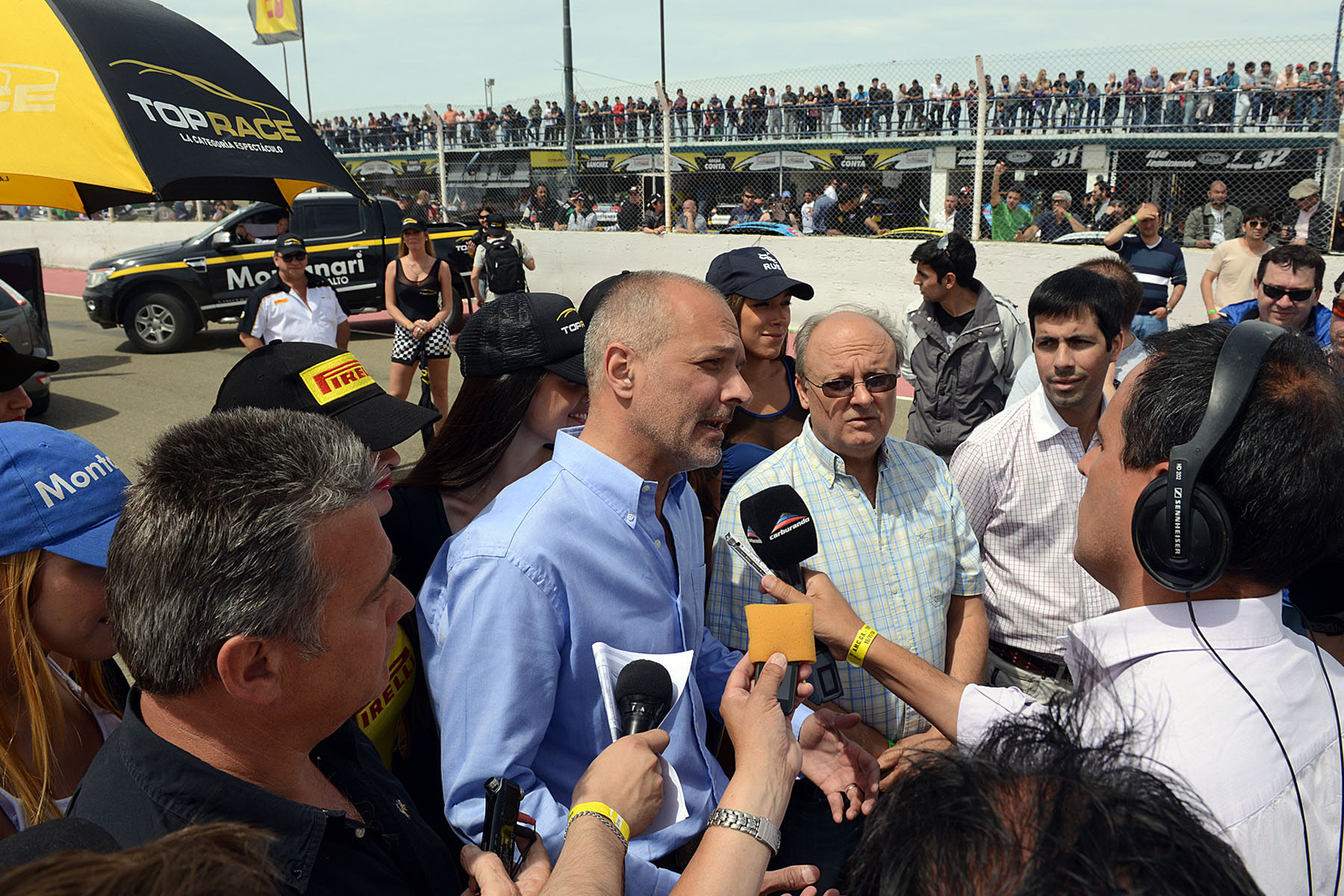 Buzzi estuvo presente en el Top Race