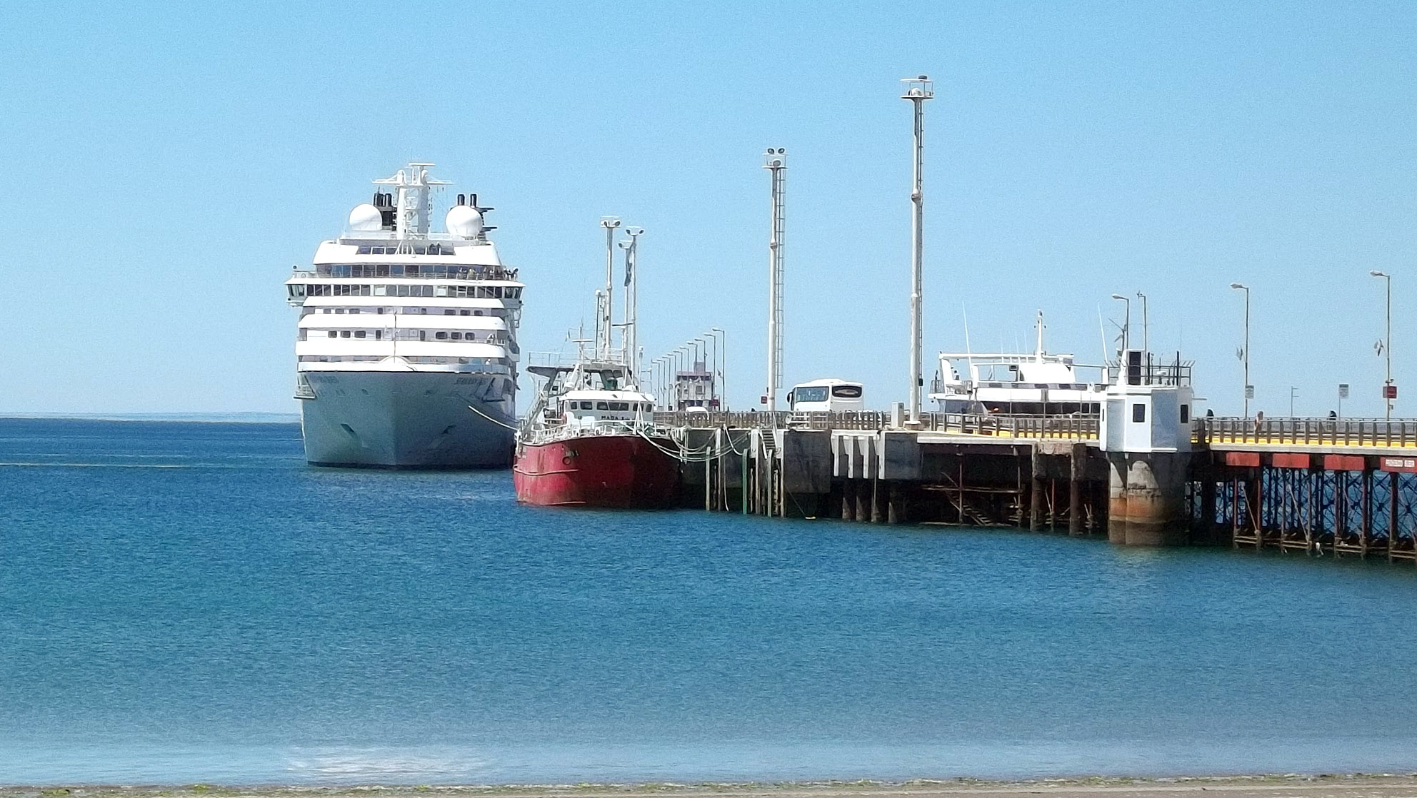 Amarró el lujoso Seabourn Quest en Madryn