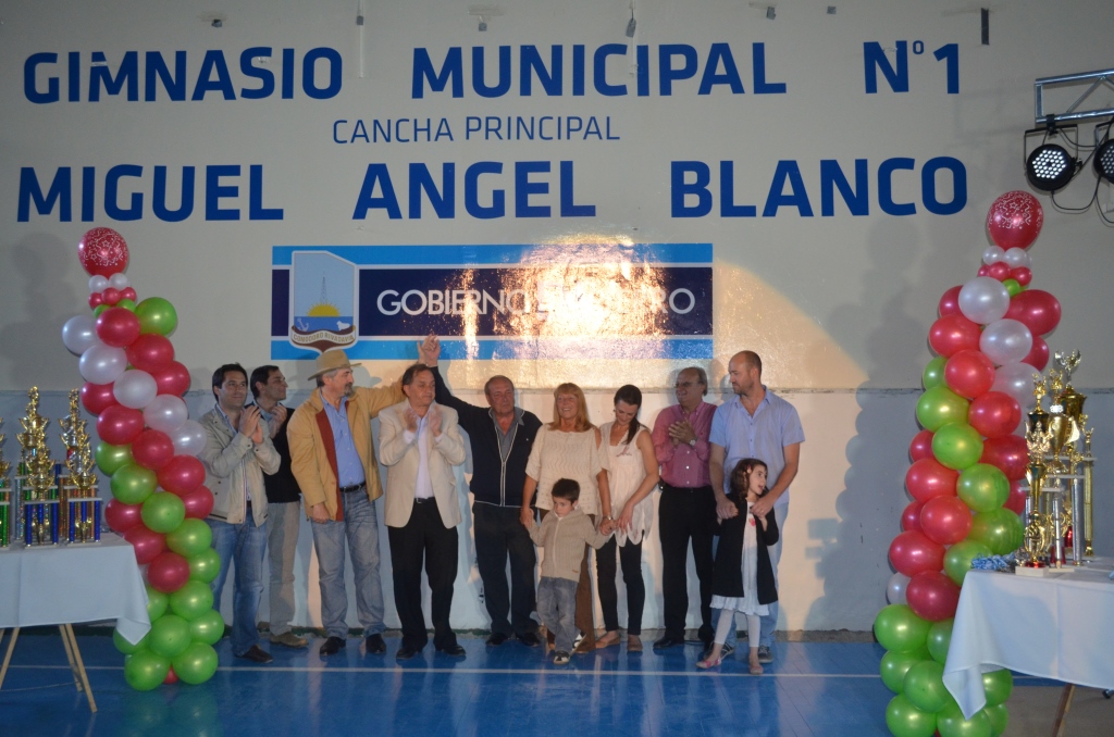 Reinauguraron el Gimnasio Municipal N 1