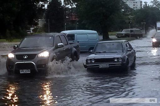 Uruguay mantiene el alerta amarilla por fuertes tormentas