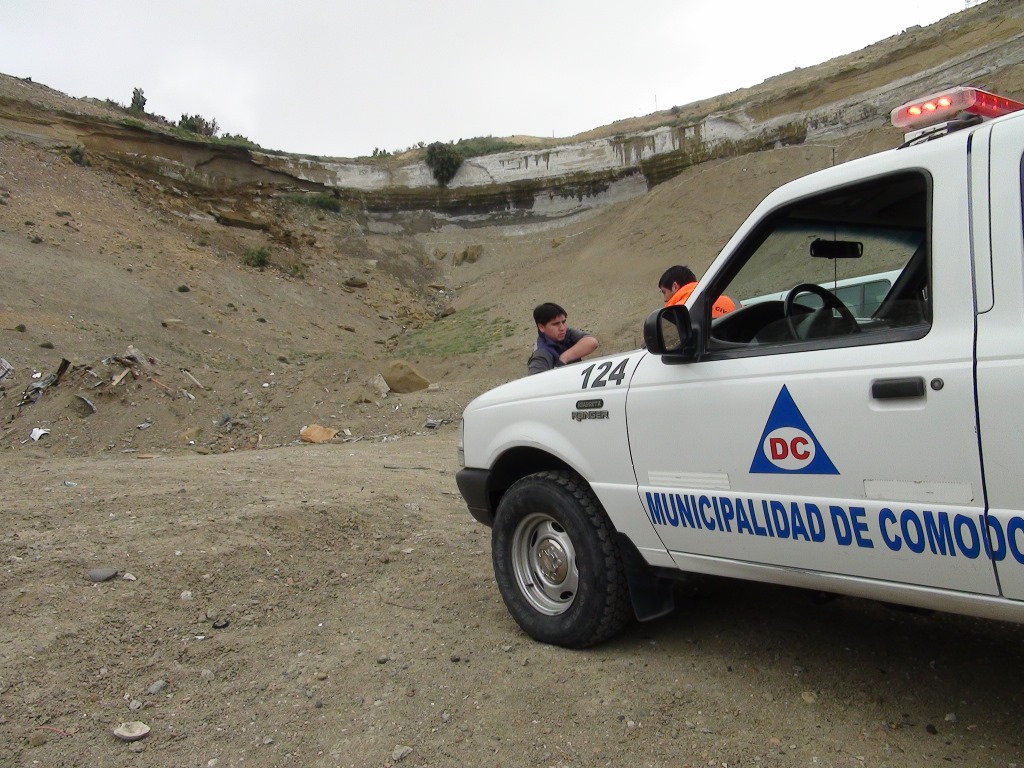 Hay 15 casas en peligro por el desmoronamiento en el Chenque