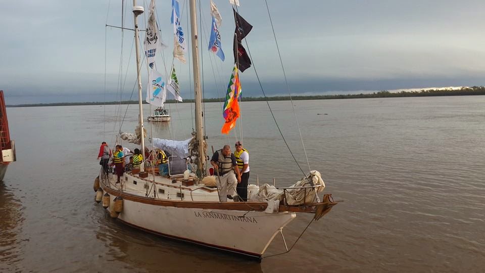 “La Sanmartiniana” visita las costas chubutenses