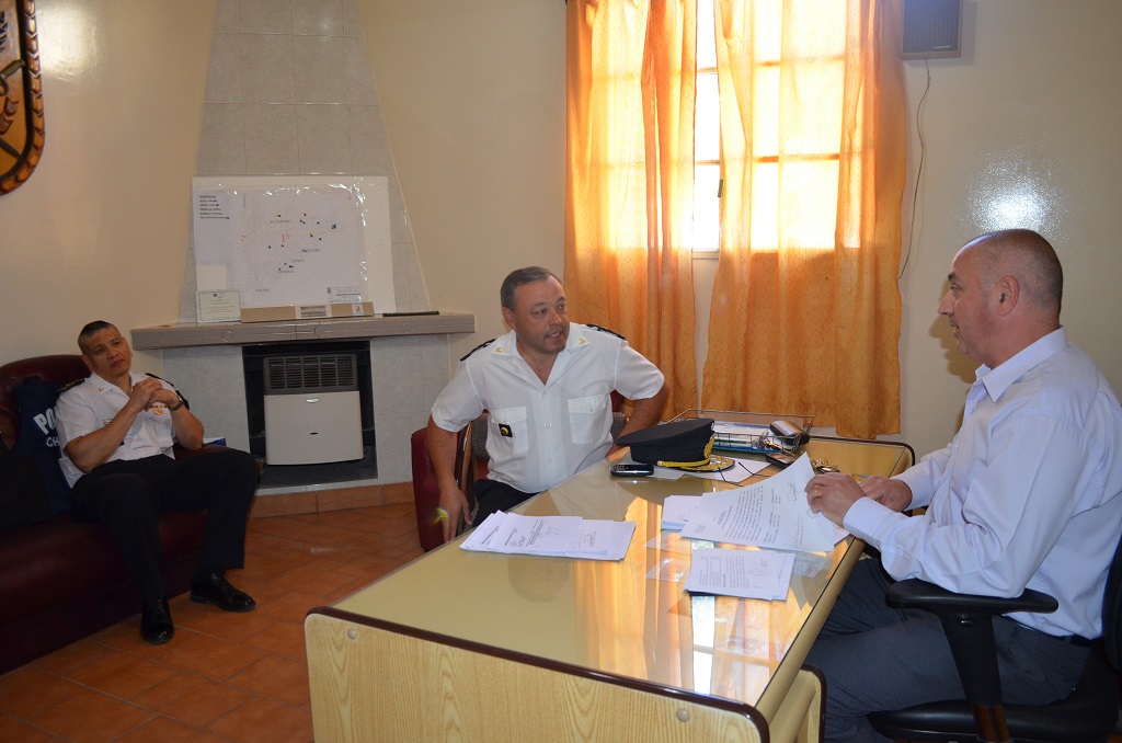 Coordinan acciones para la seguridad en Comodoro