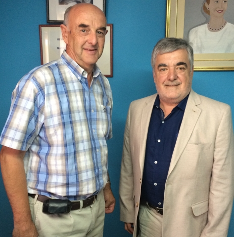 Das Neves invitó a Williams a representar al Chubut en el Parlasur