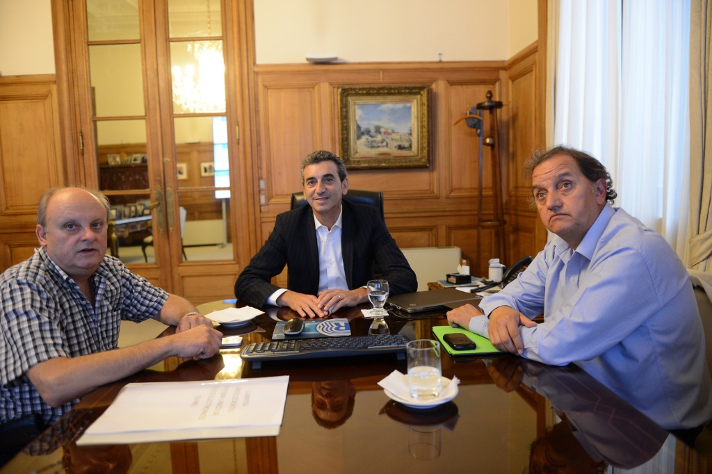 Di Pierro y Linares se reunieron con Randazzo