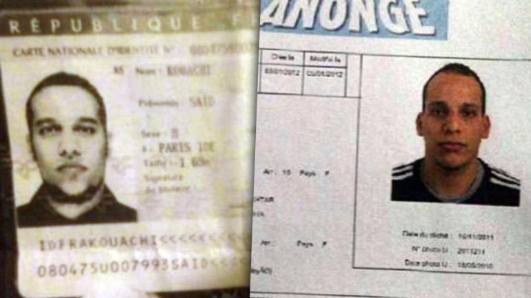 Identificaron a los tres terroristas de París
