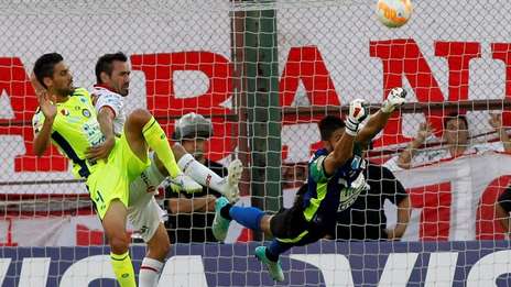 Huracán no pasó del empate ante Mineros de Venezuela