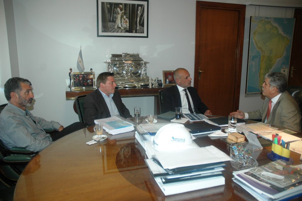 De Vido le detalló a Buzzi la inversión de China en Chubut