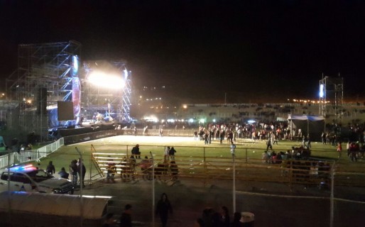 El viento suspendió el show y mañana tocaría Bisbal