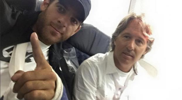 Del Potro vuelve a USA para consultar por su muñeca