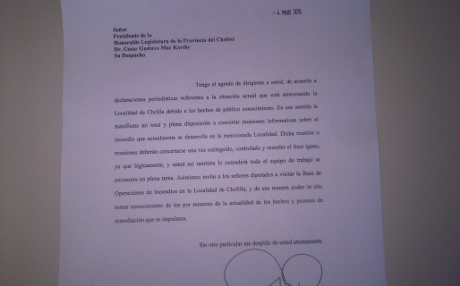 Dufour se puso a disposición de la Legislatura