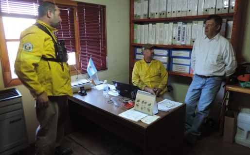 Garitano coordina en la zona las acciones para combatir los incendios