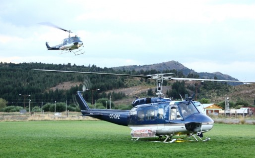Chubut contará con 5 helicópteros para combatir el fuego