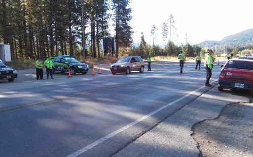 Incrementaron los controles viales el fin de semana largo