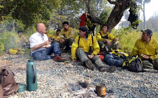 Agradecimiento a brigadistas de otras provincias y al Ejército