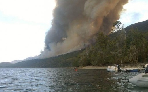 Sería intencional el incendio en el Parque Nacional Los Alerces y Esquel