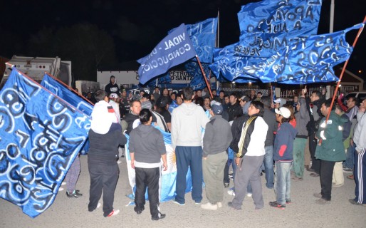 Familiares y trabajadores petroleros se movilizan para pedir la liberación de los detenidos