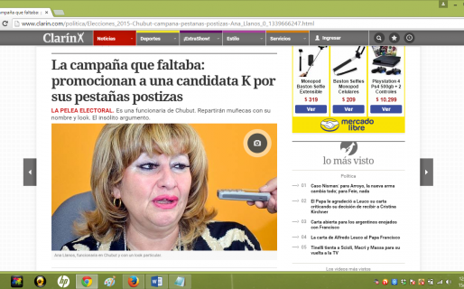 La “muñeca” de Ana Llanos llegó a Clarín