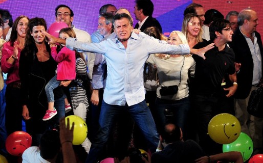 Macri festejó con un baile alocado