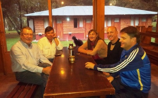 Meza Evans visitó a precandidatos de Buzzi-Scioli en la Cordillera