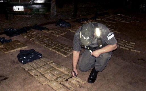Descubren 600 kilos de marihuana tras una persecución y vuelco