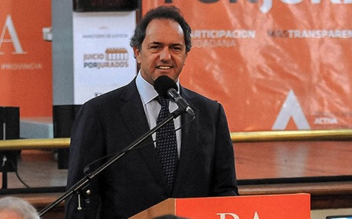 Scioli no descartó compartir la boleta con Kicillof