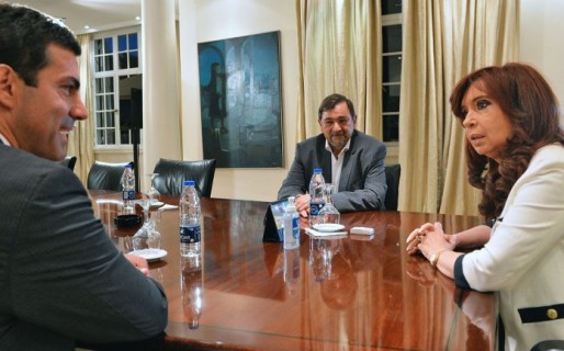 Cristina recibió a Urtubey en Olivos
