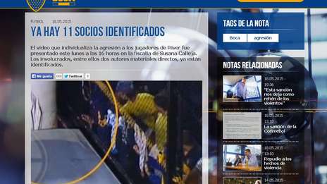 Hay 11 identificados por la agresión en la Bombonera