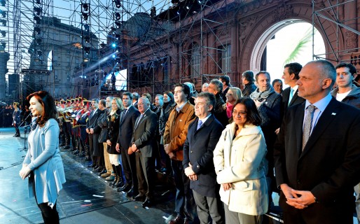 Buzzi participa de acto de la UNASUR en la Casa Rosada