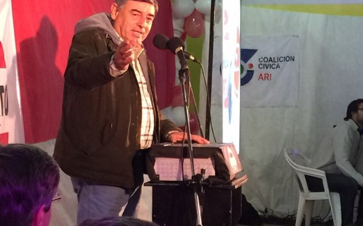 Cimadevilla acompañó a candidatos cordilleranos