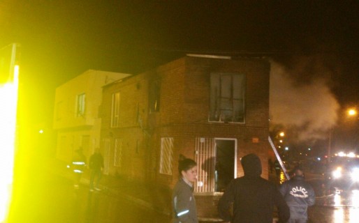 Una vivienda se incendio en kilómetro 3