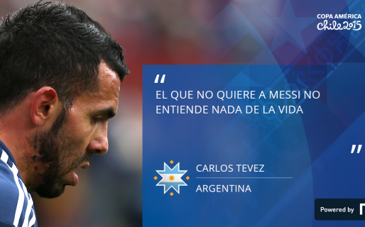 Tevez: «El que no quiere a Messi no entiende nada de la vida»