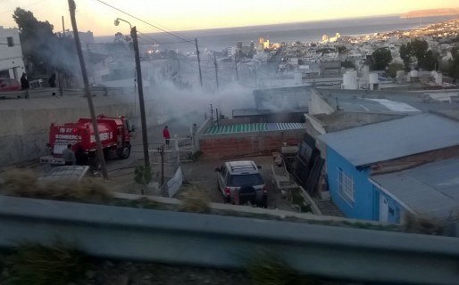 Una vivienda se incendió en barrio Pietrobelli
