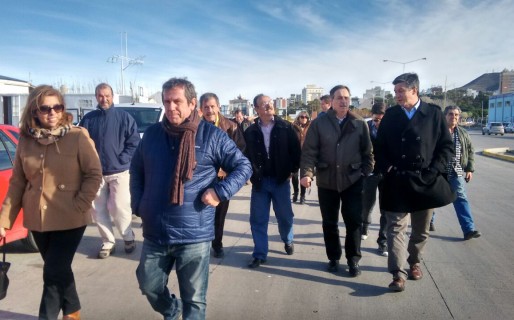 Lorenzo y Gaspar recorrieron  ‘obras radicales’ por Comodoro