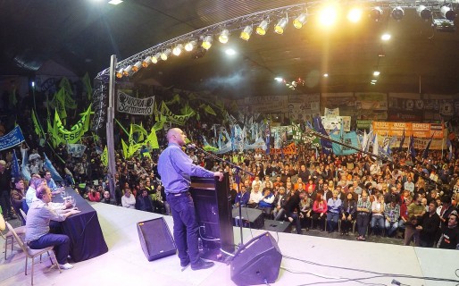 Buzzi resaltó el acompañamiento de los gremios