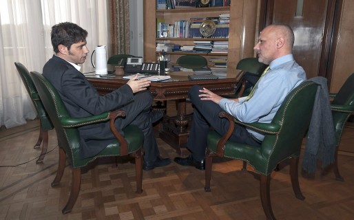 Buzzi se reunió con Kicillof por el desendeudamiento