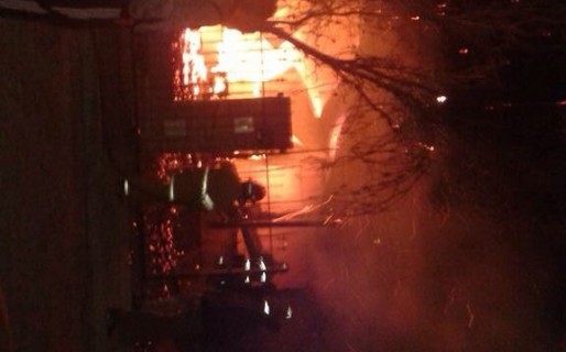 Se incendió una vivienda en Gas del Estado