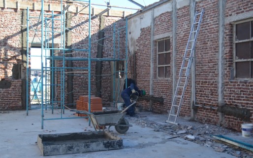 Avanza la construcción del Museo en Caleta Córdova