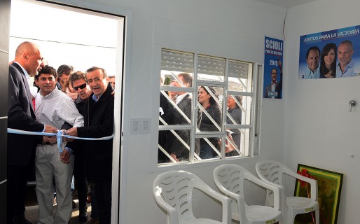 Buzzi le dio su apoyo a Alberti en Rada Tilly