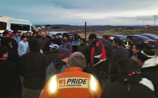 Santa Cruz: Paro de los trabajadores de San Antonio