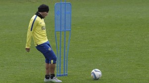 tevez entrena boca