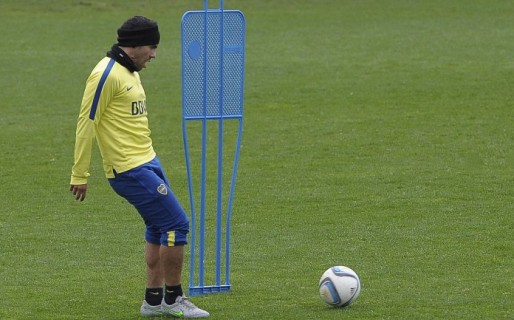 Tevez no se entrenó en Boca