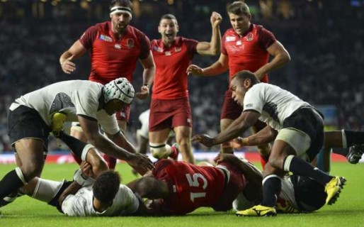 Rugby: Inglaterra debutó con un triunfo en su Mundial