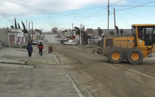Trabajan en el mantenimiento barrial de zona sur