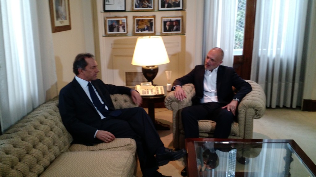 Reunión Buzzi con Scioli