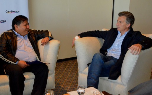 Cumbre de «Loma»  Ávila con Mauricio Macri