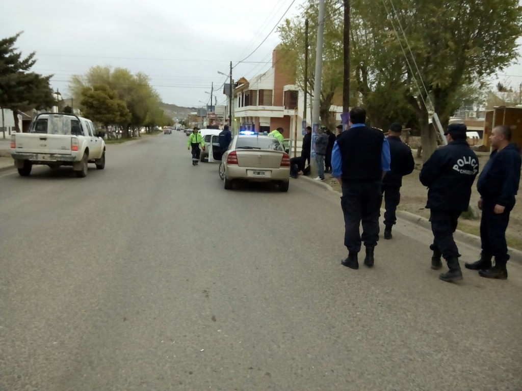 control policia auto adulterado drogas