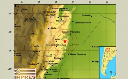 Hubo un fuerte temblor en Salta