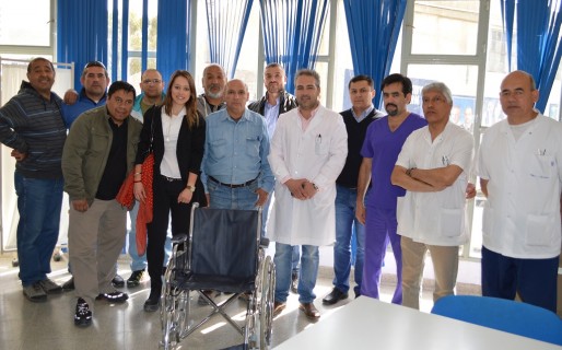 Petroleros Jerárquicos donaron silla de ruedas al Hospital