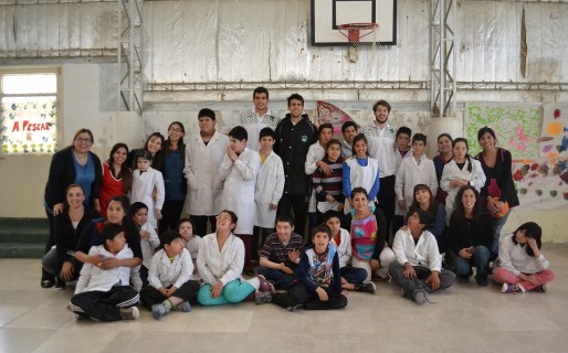 Gimnasia y Esgrima regaló sonrisas en la Escuela 519